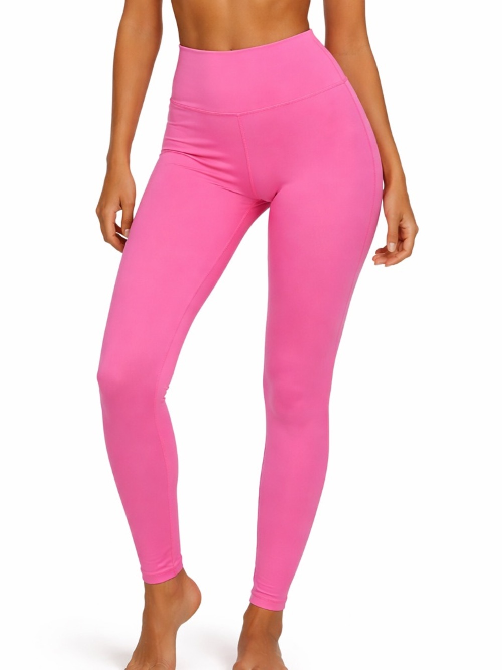 High-Waist Pink Performance Leggings